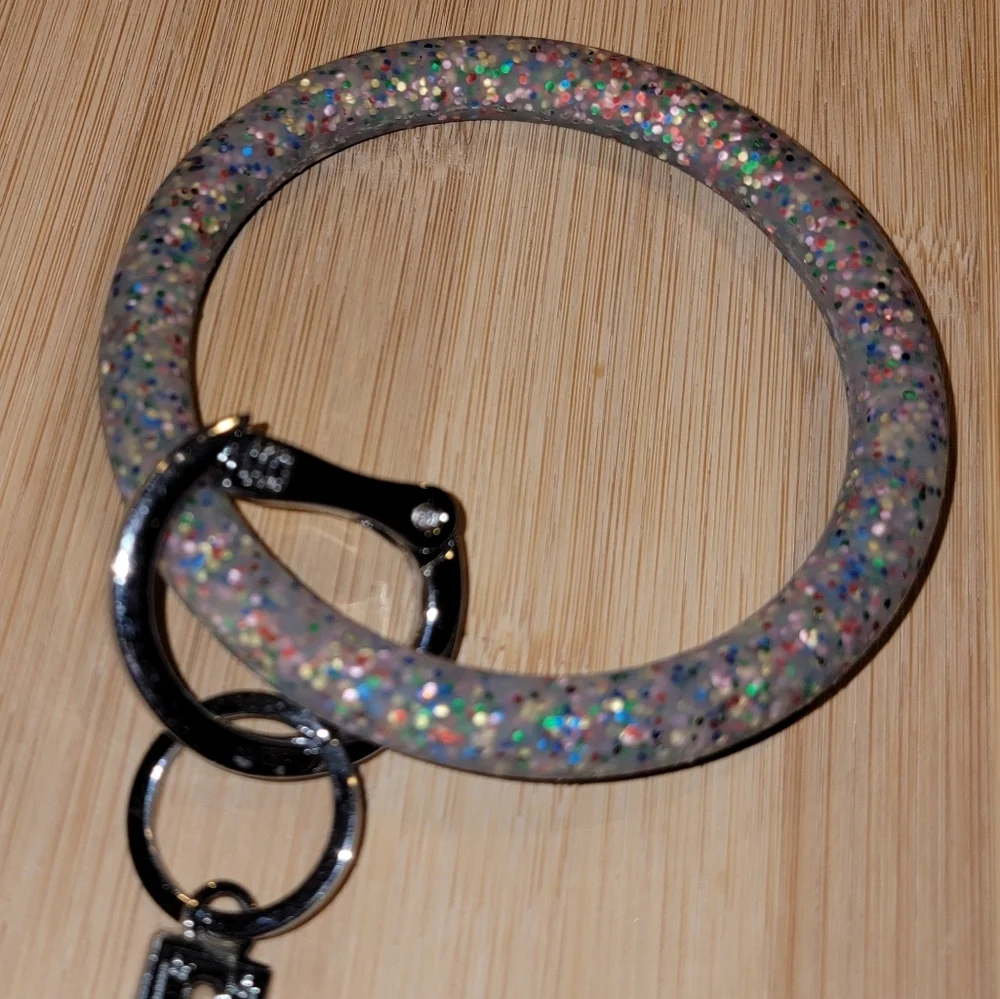 Multi Colored Speckled Keychain